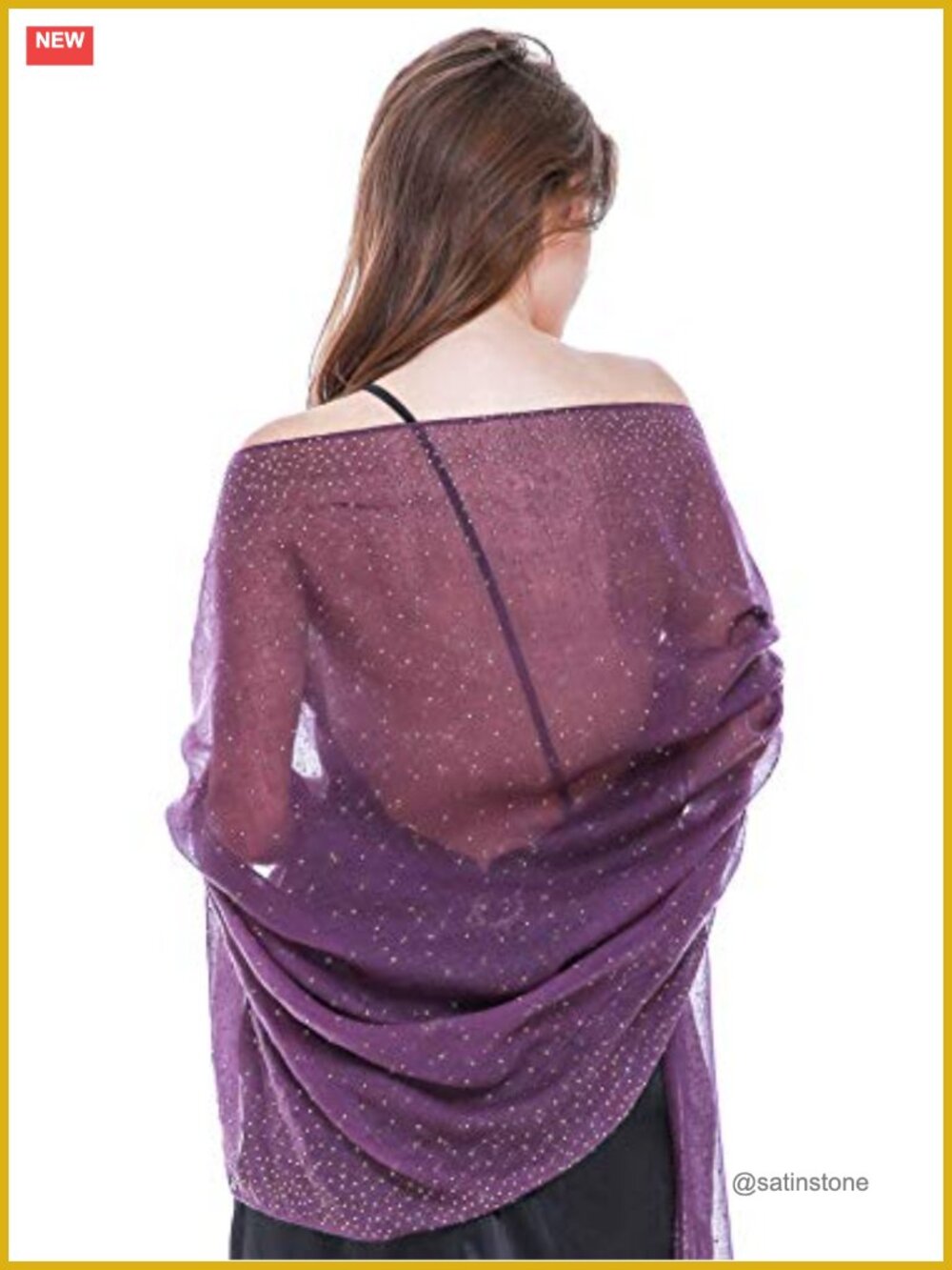 Starry Night Shawl Wrap for Evening Dresses Formal Wear